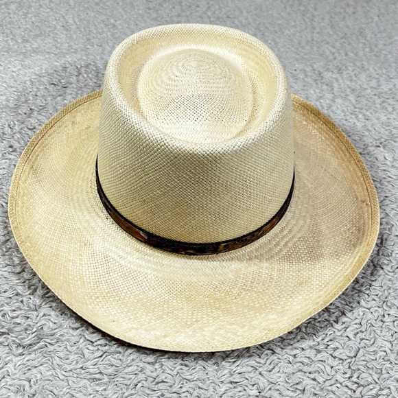 Stetson Accessories Stetson Paso Fino Straw Hat Size 567 Made In